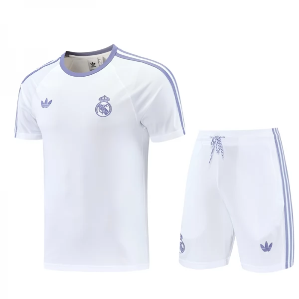 Survêtement(Maillot+Shorts) Real Madrid 2026/27 Blanc Survêtement(Maillot+Shorts) Real Madrid 2026/27 Blanc