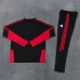 Survêtement Manchester United 2026/27 - 1-4 Zip Noir Rouge