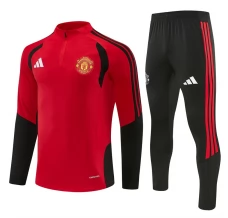 Survêtement Manchester United Enfant 2026/27 - 1-4 Zip Rouge