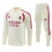 Survêtement Real Madrid Enfant 2026/27 - 1-4 Zip Beige Survêtement Real Madrid Enfant 2026/27 - 1-4 Zip Beige