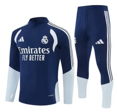 Survêtement Real Madrid Enfant 2026/27 - 1-4 Zip Bleu