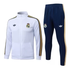 Survêtement(Veste+Pantalon) Real Madrid Enfant 2026/27 - Blanc Survêtement(Veste+Pantalon) Real Madrid Enfant 2026/27 - Blanc