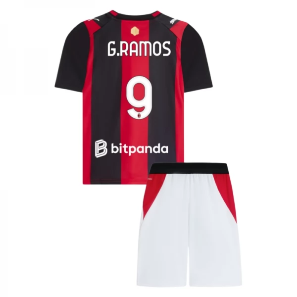 Tenue Domicile AC Milan G.Ramos 9 2026/27 Enfant Tenue Domicile AC Milan G.Ramos 9 2026/27 Enfant