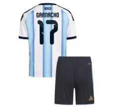 Tenue Domicile Argentine Garnacho 17 Coupe du Monde 2026 Enfant