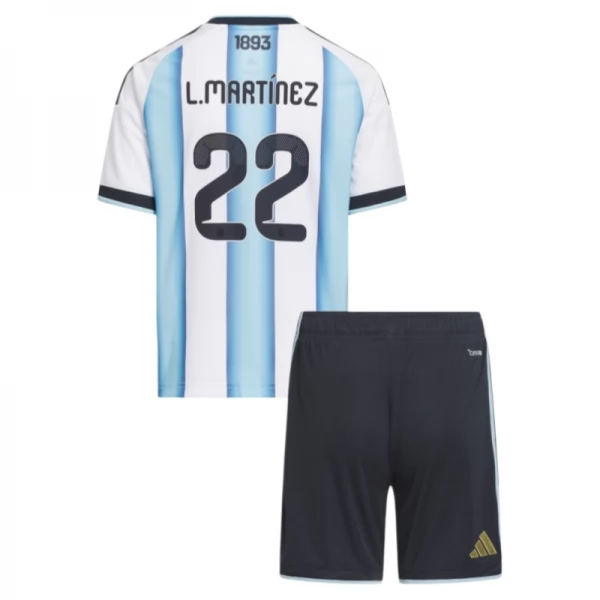 Tenue Domicile Argentine L.Martinez 22 Coupe du Monde 2026 Enfant Tenue Domicile Argentine L.Martinez 22 Coupe du Monde 2026 Enfant