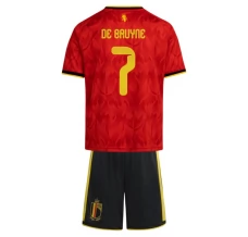Tenue Domicile Belgique De Bruyne 7 Coupe du Monde 2026 Enfant