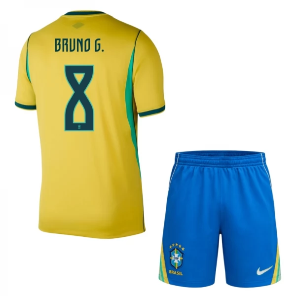Tenue Domicile Brésil Bruno G. 8 Coupe du Monde 2026 Enfant Tenue Domicile Brésil Bruno G. 8 Coupe du Monde 2026 Enfant