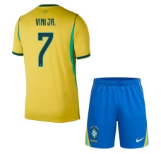 Tenue Domicile Brésil Vini Jr. 7 Coupe du Monde 2026 Enfant