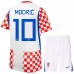 Tenue Domicile Croatie Modrić 10 Coupe du Monde 2026 Enfant