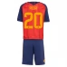 Tenue Domicile Espagne Pedri 20 Coupe du Monde 2026 Enfant