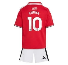 Tenue Domicile Manchester United Cunha 10 2026/27 Enfant Tenue Domicile Manchester United Cunha 10 2026/27 Enfant