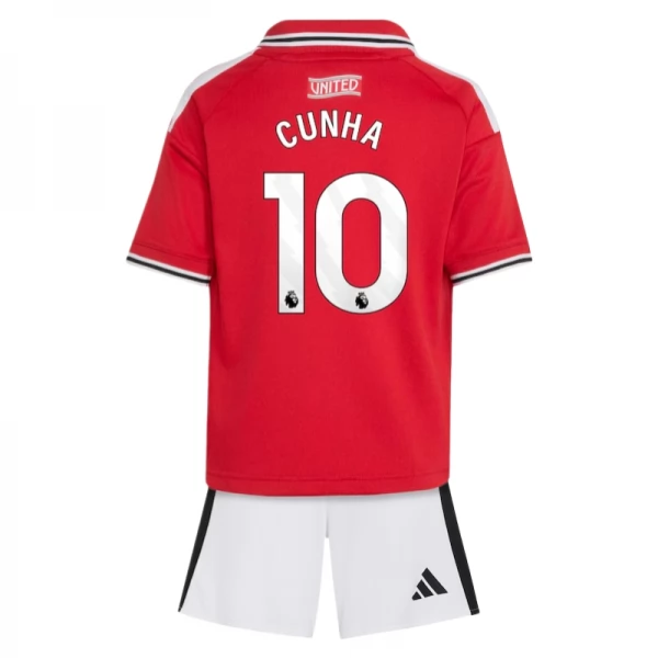 Tenue Domicile Manchester United Cunha 10 2026/27 Enfant Tenue Domicile Manchester United Cunha 10 2026/27 Enfant