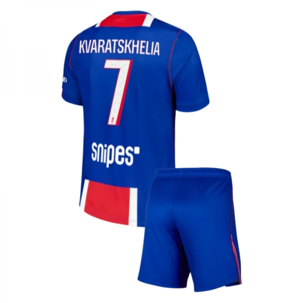 Tenue Domicile Paris Saint Germain Kvaratskhelia 7 2026/27 Enfant Tenue Domicile Paris Saint Germain Kvaratskhelia 7 2026/27 Enfant