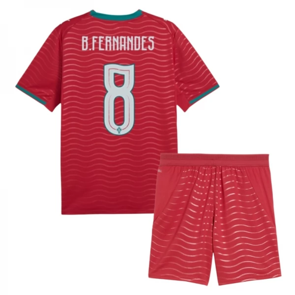 Tenue Domicile Portugal B.Fernandes 8 Coupe du Monde 2026 Enfant Tenue Domicile Portugal B.Fernandes 8 Coupe du Monde 2026 Enfant