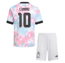 Tenue Extérieur Belgique Lukaku 10 Coupe du Monde 2026 Enfant