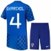 Tenue Extérieur Croatie Gvardiol 4 Coupe du Monde 2026 Enfant Tenue Extérieur Croatie Gvardiol 4 Coupe du Monde 2026 Enfant