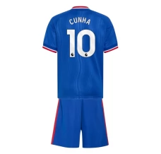 Tenue Extérieur Manchester United Cunha 10 2026/27 Enfant