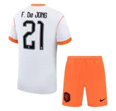 Tenue Extérieur Pays-Bas F.De Jong 21 Coupe du Monde 2026 Enfant