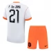 Tenue Extérieur Pays-Bas F.De Jong 21 Coupe du Monde 2026 Enfant