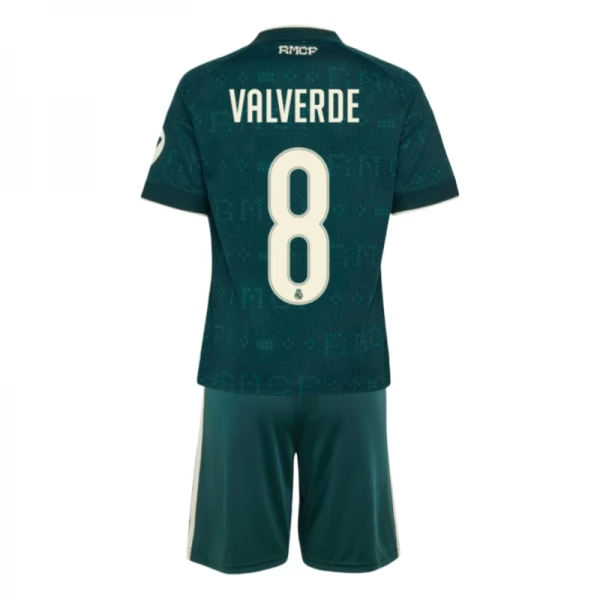Tenue Extérieur Real Madrid Valverde 8 2026/27 Enfant Tenue Extérieur Real Madrid Valverde 8 2026/27 Enfant