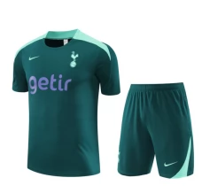 Tottenham Hotspur FC Ensemble Maillot d'entraînement 2024/25 - Shorts Vert