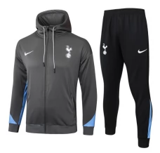 Tottenham Hotspur FC Ensemble Veste d'entraînement 2024/25 - Capuche Gris Tottenham Hotspur FC Ensemble Veste d'entraînement 2024/25 - Capuche Gris