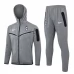 Tottenham Hotspur FC Ensemble Veste d'entraînement 2024/25 - Capuche Gris