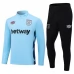 West Ham United Ensemble Sweat d'entraînement 2023/24 - 1-4 Zip Bleu West Ham United Ensemble Sweat d'entraînement 2023/24 - 1-4 Zip Bleu